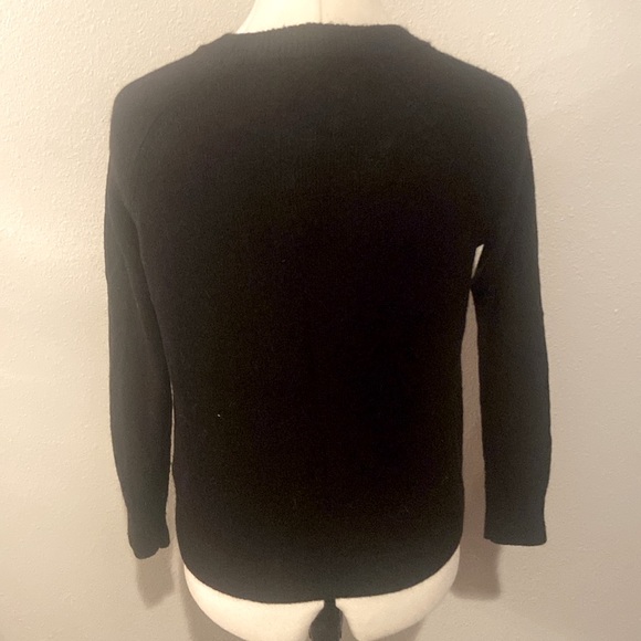 H&M Sequin Cougar Lion Face Sweater - Picture 3 of 8